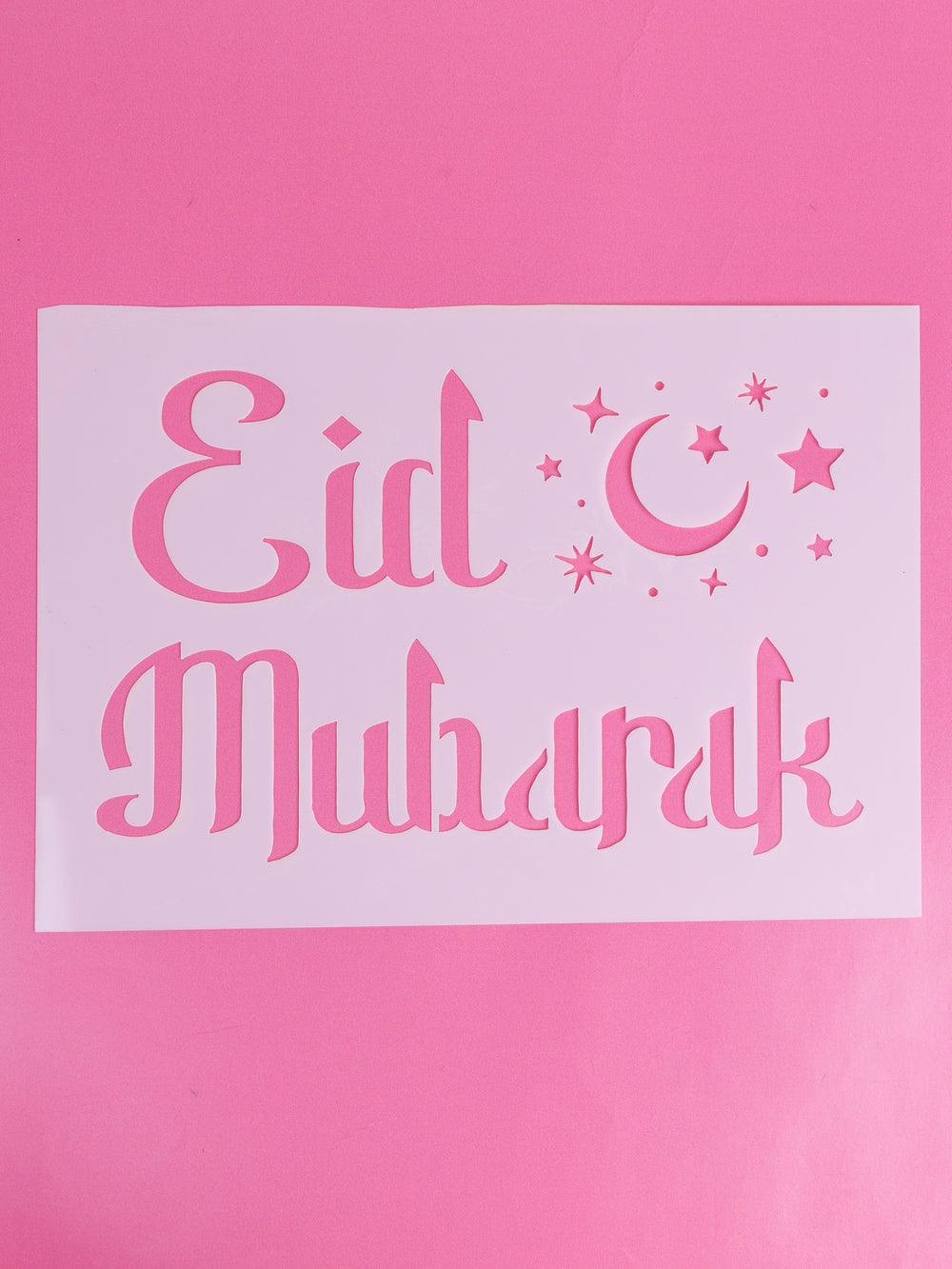 SOLD OUT - Eid & Ramadan Stencil Set – Reusable Islamic Themed Stencils for Crafts and Decorations
