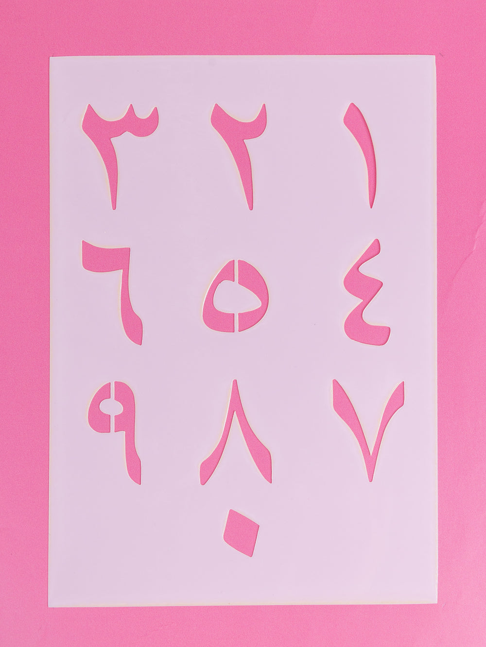 Arabic Alphabet Stencils – Reusable and Durable Stencil Set for Creative Projects